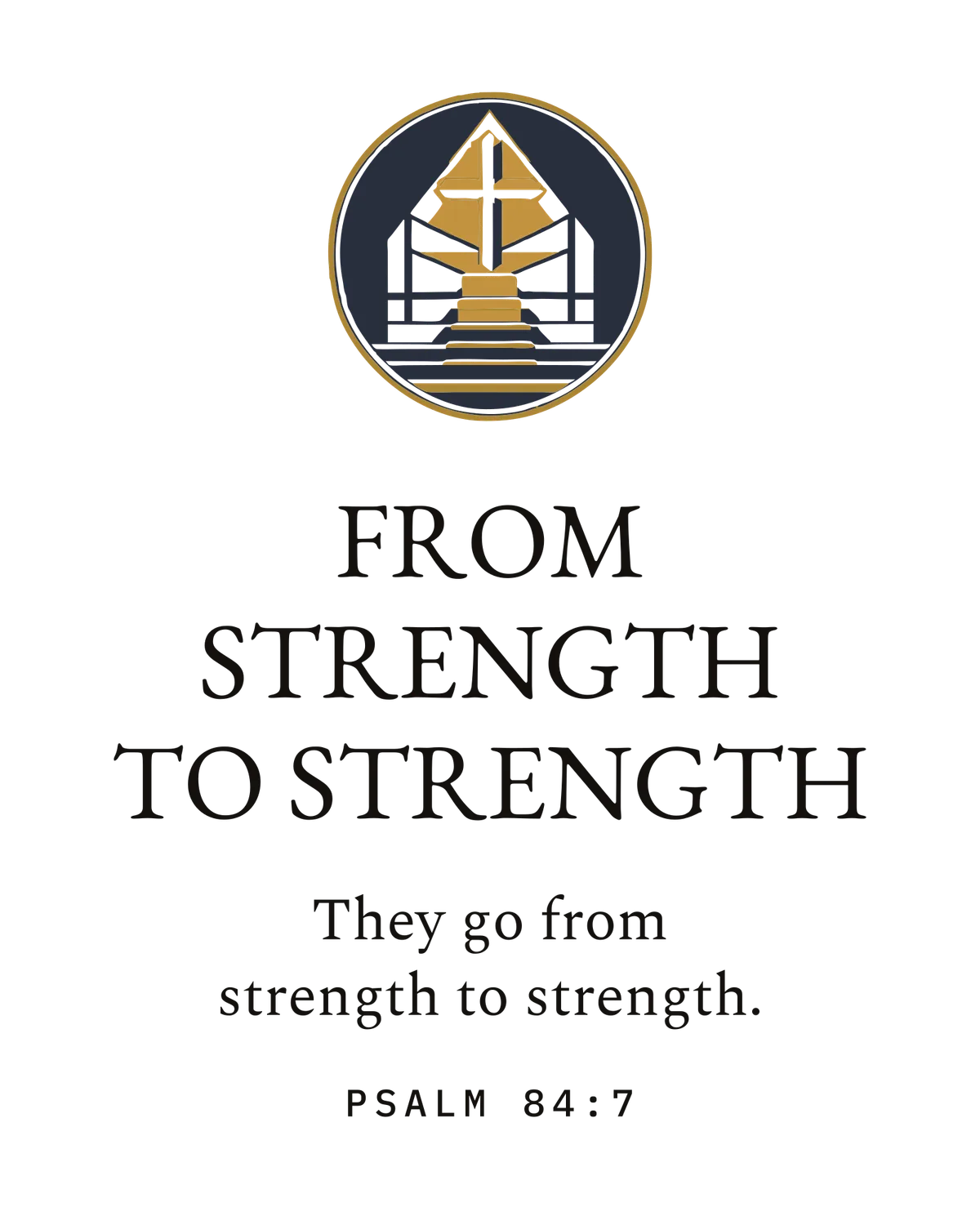 FROM STRENGTH TO STRENGTH — the print