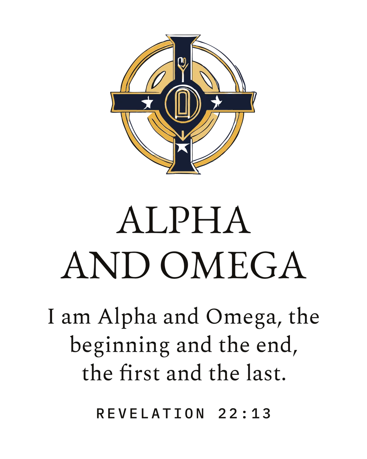 ALPHA AND OMEGA — the print