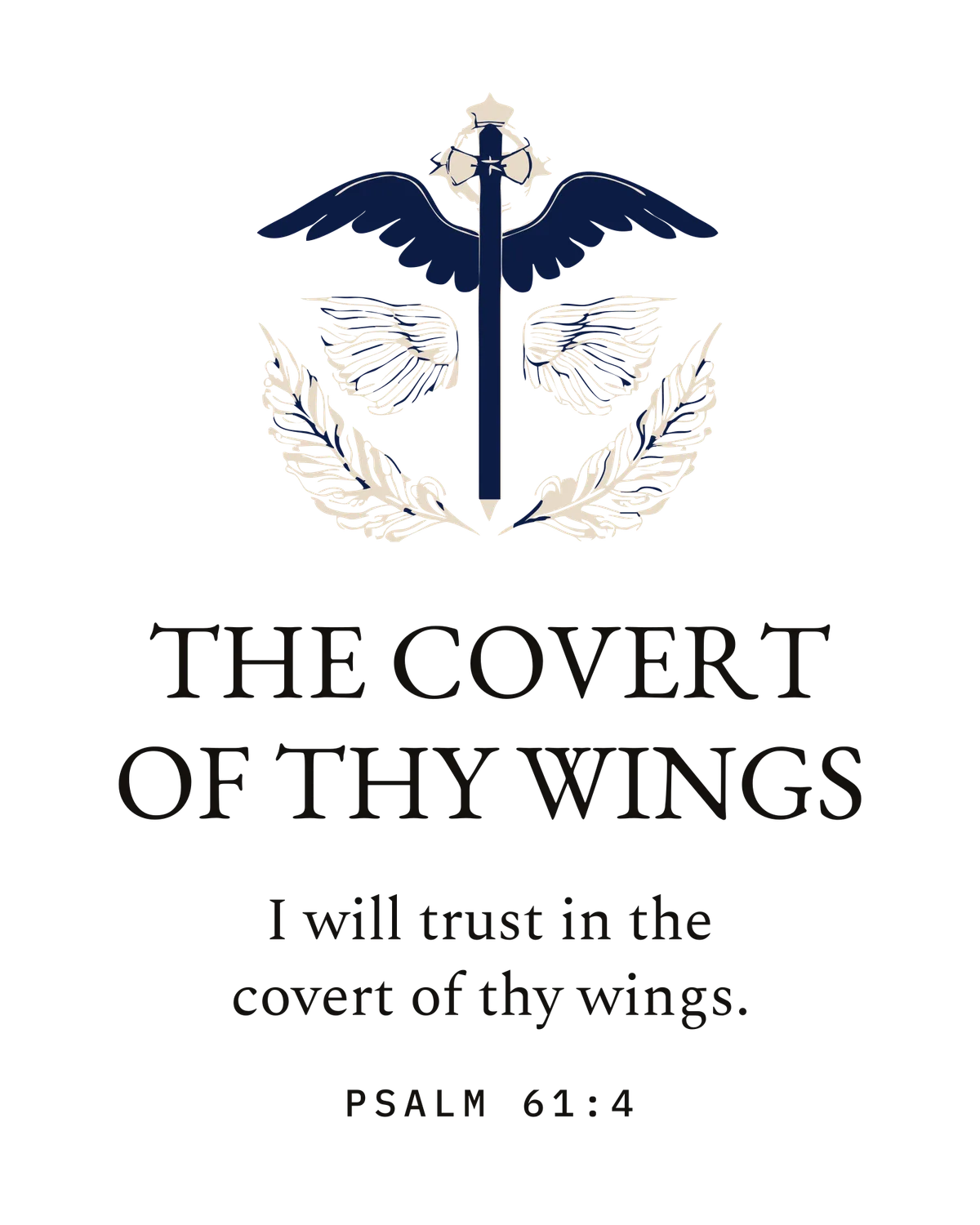 THE COVERT OF THY WINGS — the print
