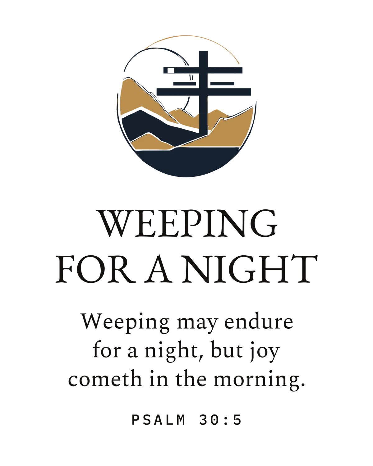 WEEPING FOR A NIGHT — the print